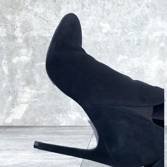 KENDALL+KYLIE Suede Madison Winged Stiletto Heeled Boots Size 8.5 - Picture 9 of 15